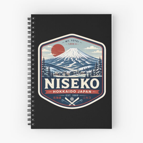 Item preview, Niseko Mount Yotei Heritage Badge | Vintage Hokkaido Winter Emblem designed and sold by CosmicAnomaly.