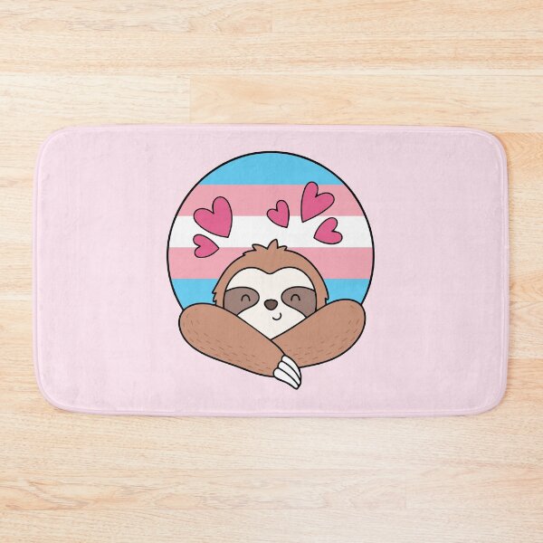 Item preview, LGBTQ Sloth – Cute Transgender Pride Design designed and sold by Cannaxes Studio.