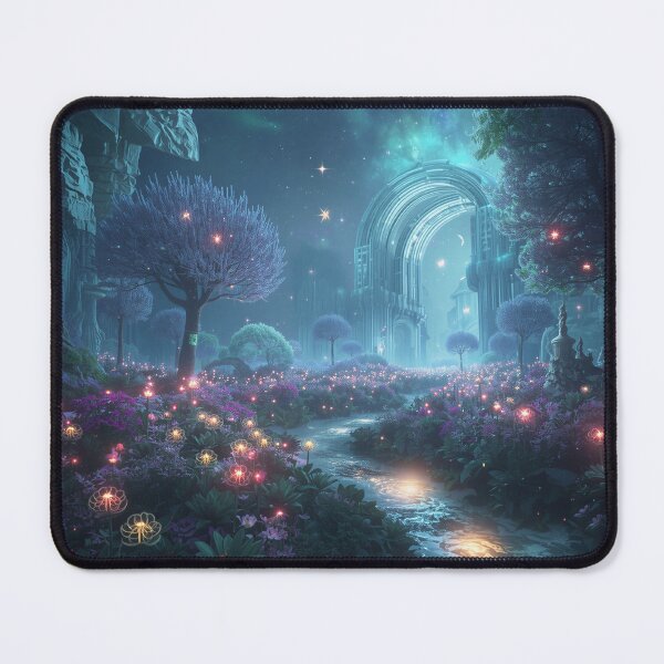 Item preview, Celestial Zodiac Garden with Constellation Flowers and Crystal Trees designed and sold by Luminous Wilds.