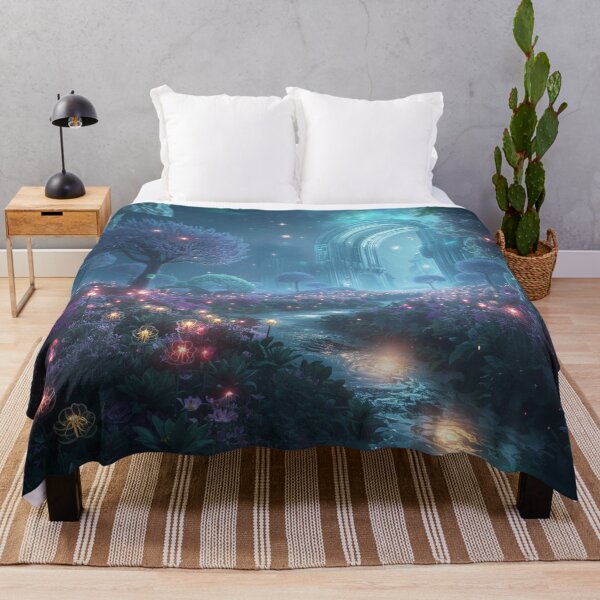 Item preview, Celestial Zodiac Garden with Constellation Flowers and Crystal Trees designed and sold by Luminous Wilds.