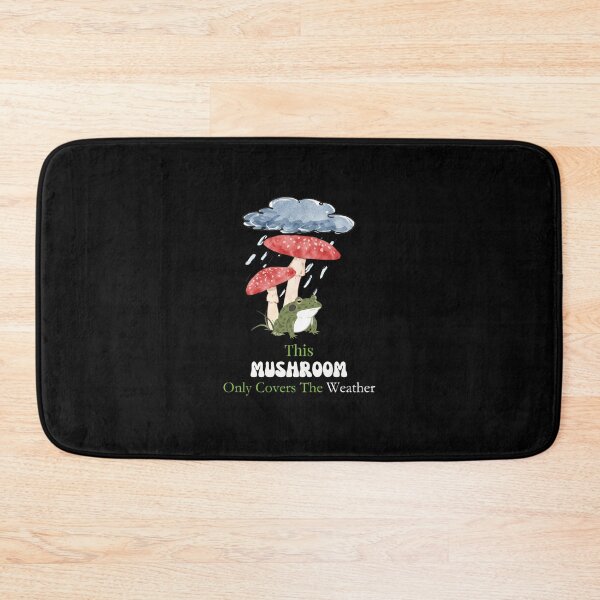 Item preview, This Mushroom Only Covers The Weather Funny Frog designed and sold by Ctrl+Z Enthusiast.