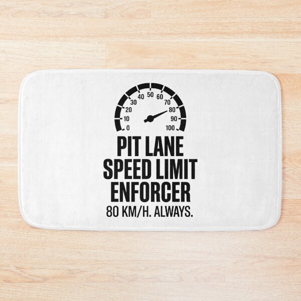 Item preview,  Pit Lane Speed Limit Enforcer – Sim Racing Humor designed and sold by GarageGraphics.