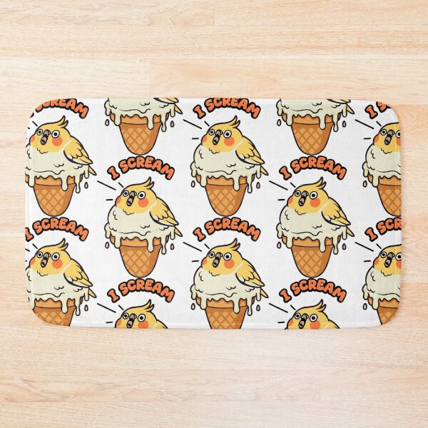 Item preview, I Scream Cockatiel - Lutino designed and sold by sosodesj.