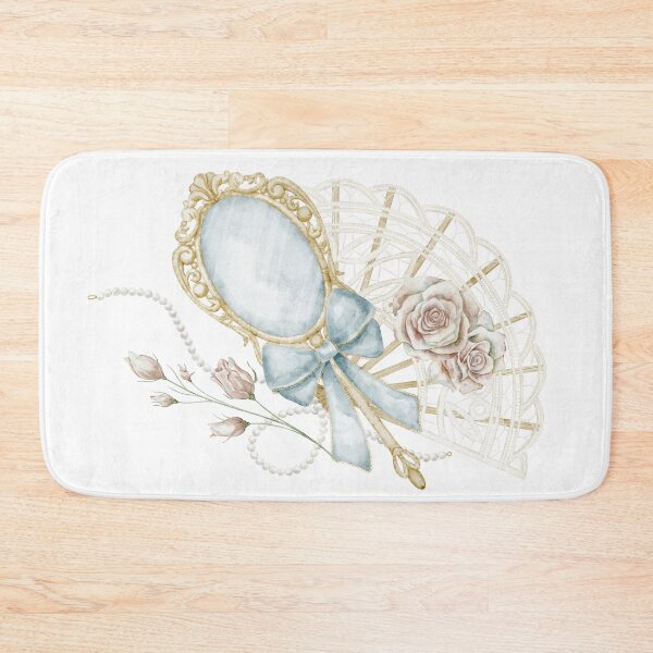 Item preview, Vintage Mirror with Lace Fan designed and sold by Alisles.