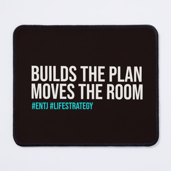 Item preview, ENTJ – BUILDS THE PLAN / MOVES THE ROOM | MBTI LIFE STRATEGY SERIES — ENTJ PERSONALITY EDITION designed and sold by WitLounge.