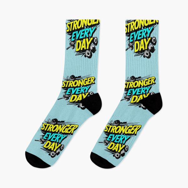 Item preview, Stronger Every Day Gym Motivation Fitness Quote Gift designed and sold by AstronautMerch.