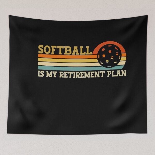 Item preview, Softball is My Retirement Plan designed and sold by gunaone-design.
