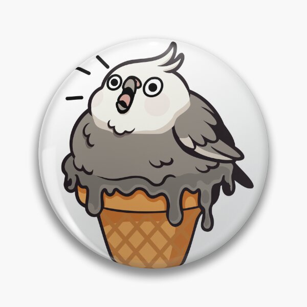 Item preview, I Scream Cockatiel - White Face designed and sold by sosodesj.