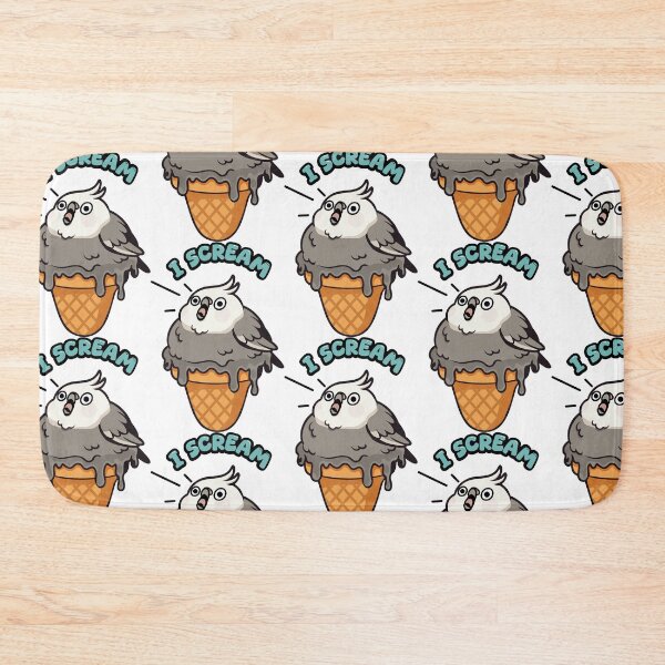 Item preview, I Scream Cockatiel - White Face designed and sold by sosodesj.
