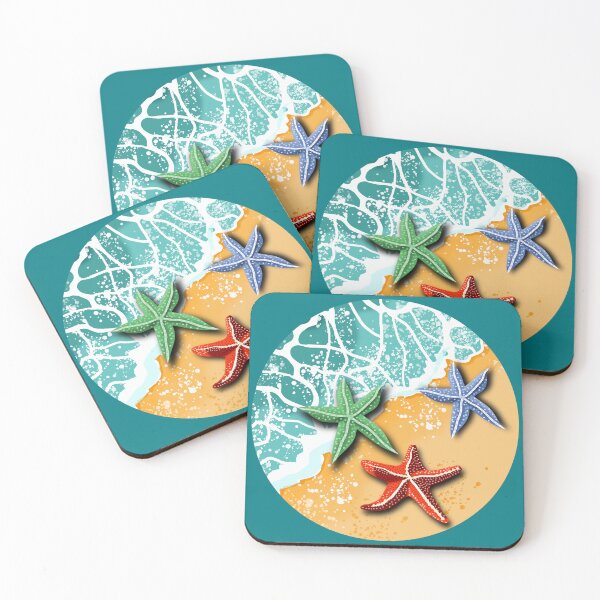 Item preview, Starfish on Sandy Beach designed and sold by Andrew  Hitchen.
