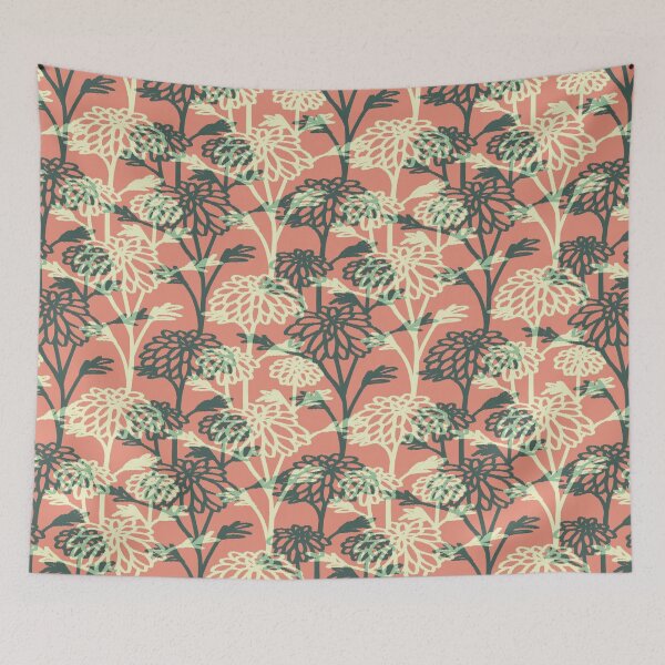 Item preview, Climbing Floral 2 - e78e7a designed and sold by knitetgantt.