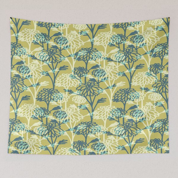 Item preview, Climbing Floral 2 - d2ca68 designed and sold by knitetgantt.