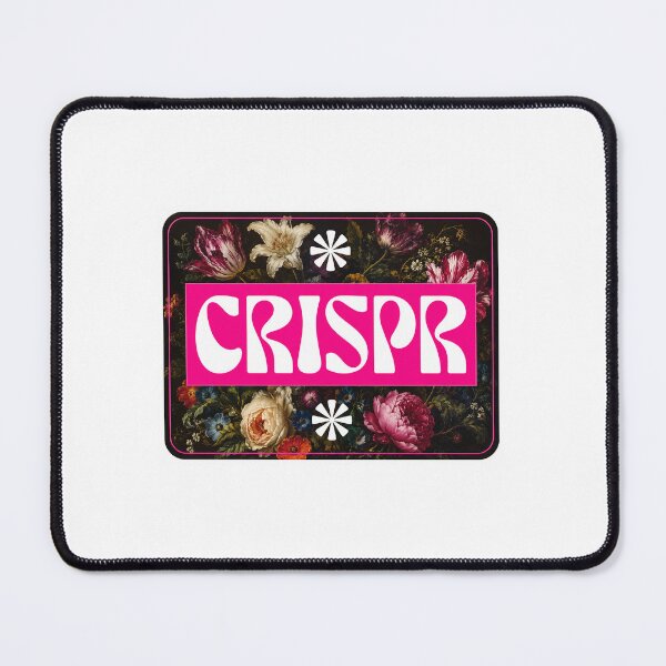 Item preview, Retro Floral CRISPR Sticker designed and sold by HypatiaLab.