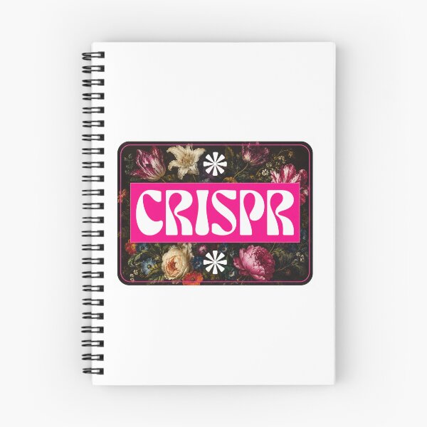 Item preview, Retro Floral CRISPR Sticker designed and sold by HypatiaLab.