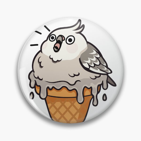 Item preview, I Scream Cockatiel - White Face Pearl designed and sold by sosodesj.