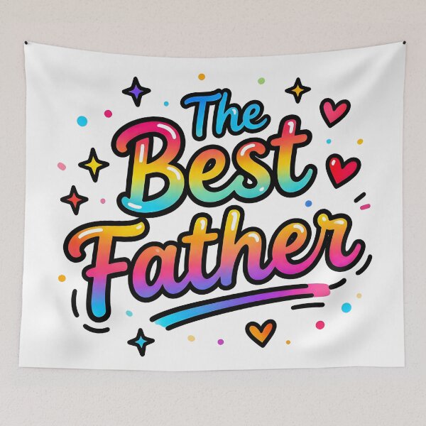 Item preview, The Best Father designed and sold by PrintLabStudio.