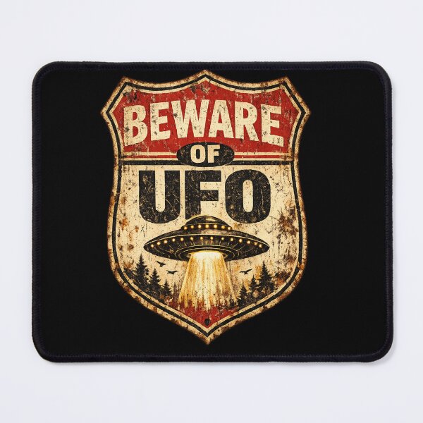 Item preview, BEWARE OF UFO designed and sold by ROCK_WELL.
