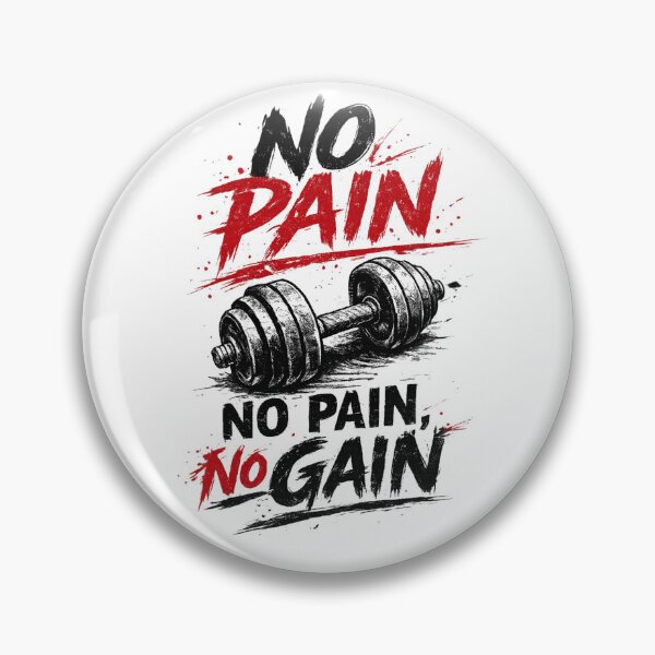 Item preview, No Pain No Gain - Gym Motivation Streetwear Design designed and sold by DomKo10.