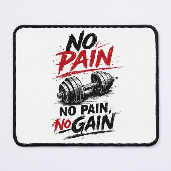 Item preview, No Pain No Gain - Gym Motivation Streetwear Design designed and sold by DomKo10.