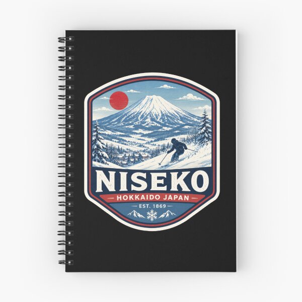 Item preview, Niseko Powder Run | Mount Yotei Ski Adventure Vintage Badge designed and sold by CosmicAnomaly.