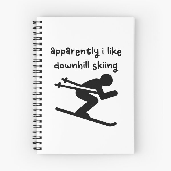 Item preview, Apparently I Like Downhill Skiing Ski Vacation Funny Ski Quote Winter Sports Gift For Skier Ski Lover Funny Gifts designed and sold by gunaone-design.