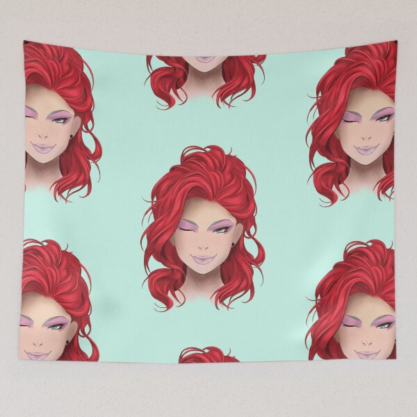 Item preview, Red Hologram designed and sold by CrystalWalArt.