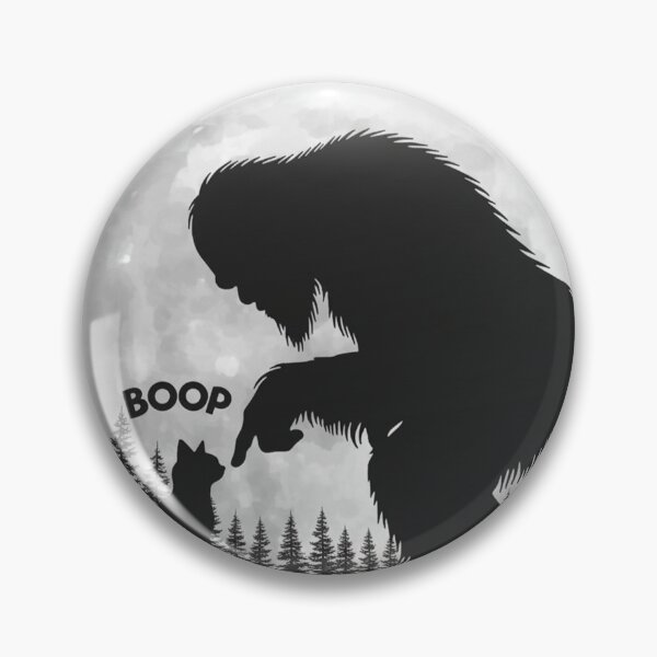 Item preview, Fun Hand Boop Nose Bigfoot Sasquatch Cat Full Moon Bigfoot, Cat Lovers, Funny Cat designed and sold by toongstudio.