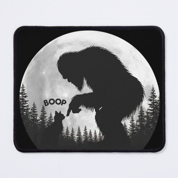 Item preview, Fun Hand Boop Nose Bigfoot Sasquatch Cat Full Moon Bigfoot, Cat Lovers, Funny Cat designed and sold by toongstudio.