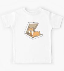Camiseta para niños Corgi Pizza Lover