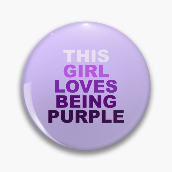 Item preview, this girl loves being purple designed and sold by Aesthetic Crew.