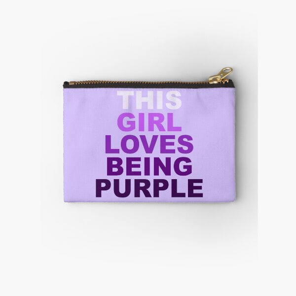 Item preview, this girl loves being purple designed and sold by Aesthetic Crew.