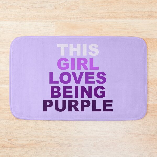 Item preview, this girl loves being purple designed and sold by Aesthetic Crew.