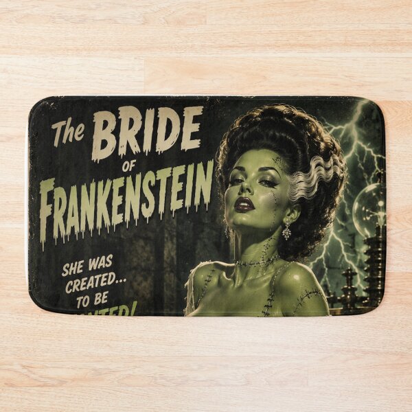 Item preview, Bride of Frankenstein Pin Up Vintage Horror Movie Queen Poster designed and sold by MissSaylor.