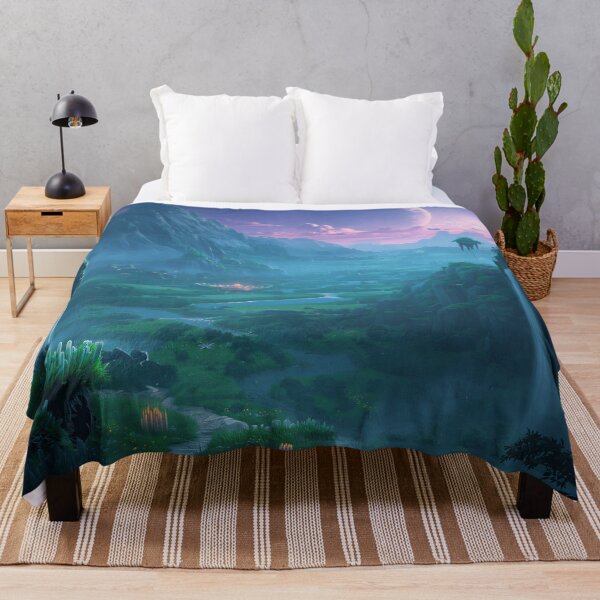 Item preview, Floating Hanging Gardens Fantasy Alien Landscape designed and sold by Luminous Wilds.