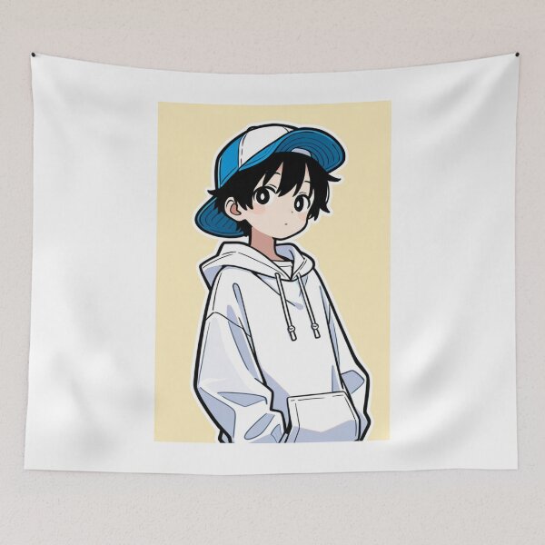 Item preview, Fashion - attitude man white hoodie designed and sold by AnimeShin.