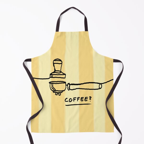 Item preview, Portafilter Line Art butter yellow designed and sold by ExcelsiorArt.
