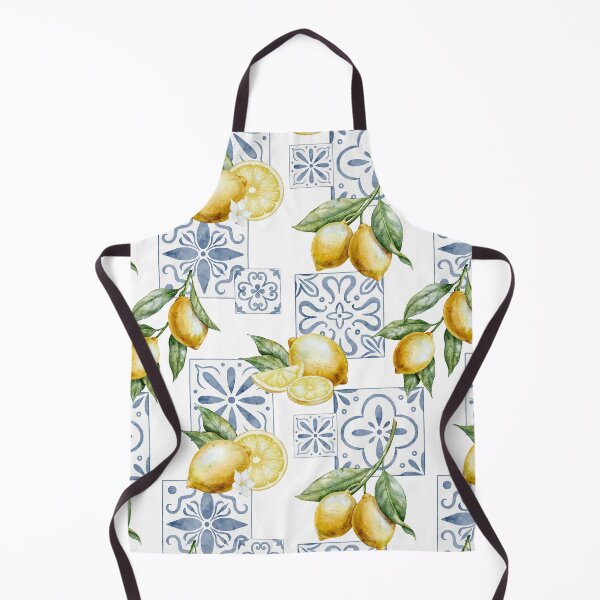 Item preview, Mediterranean Lemon Tile Pattern designed and sold by Alisles.