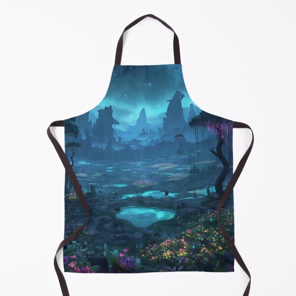 Item preview, Living Lights Valley Fantasy Alien Landscape designed and sold by Luminous Wilds.