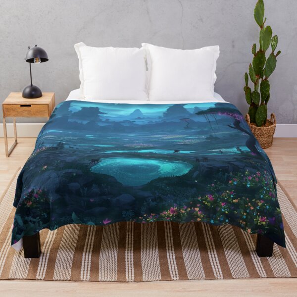 Item preview, Living Lights Valley Fantasy Alien Landscape designed and sold by Luminous Wilds.