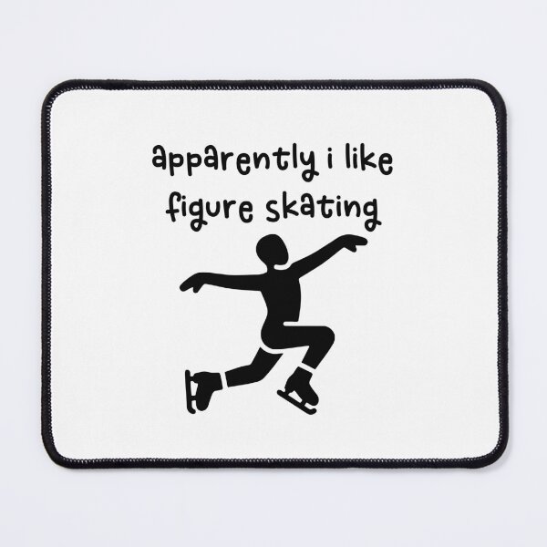 Item preview, Apparently i like figure skating - Funny Ice Skater Gift designed and sold by gunaone-design.