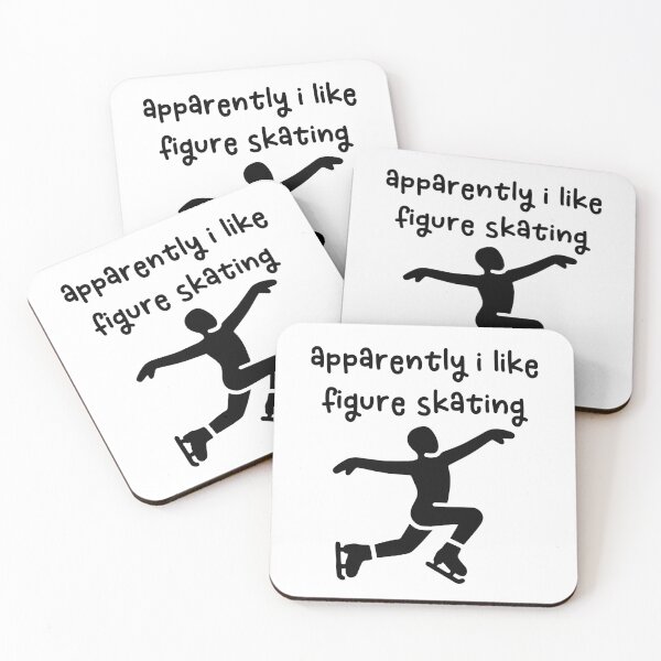 Item preview, Apparently i like figure skating - Funny Ice Skater Gift designed and sold by gunaone-design.