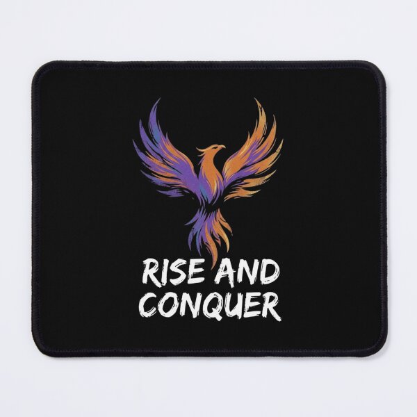 Item preview, Rise And Conquer Colorful Phoenix Silhouette designed and sold by GiggleInkTees.