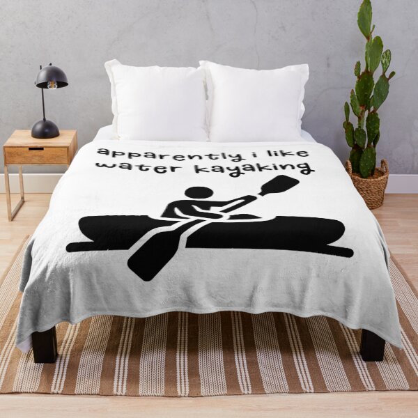 Item preview, Apparently i like flat water kayaking Funny Kayaking Sarcastic Quote Humor Gift For Kayak Lover Water Sports Enthusiast designed and sold by gunaone-design.