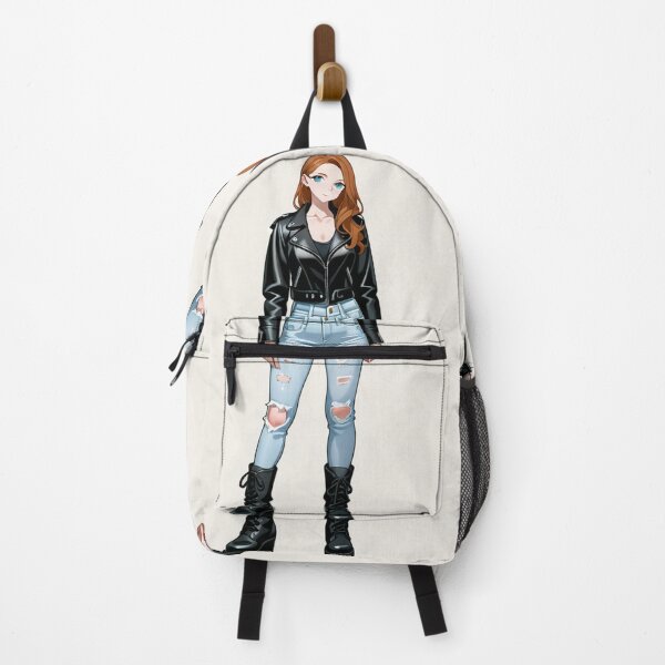 Item preview, Fashion - attitude redhead woman leather designed and sold by AnimeShin.