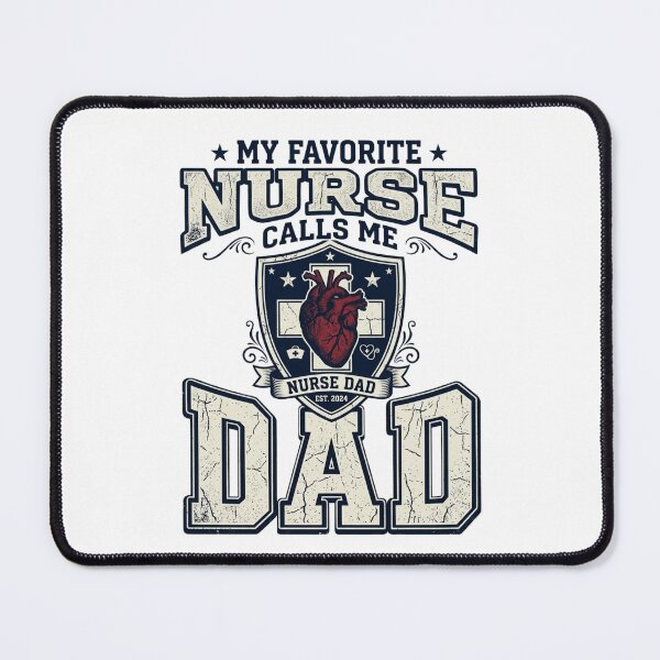 Item preview, My Favorite Nurse Calls Me Dad Shirt | Registered Nurse Dad Gift | RN Dad Design Classic T-Shirt  designed and sold by podlook.