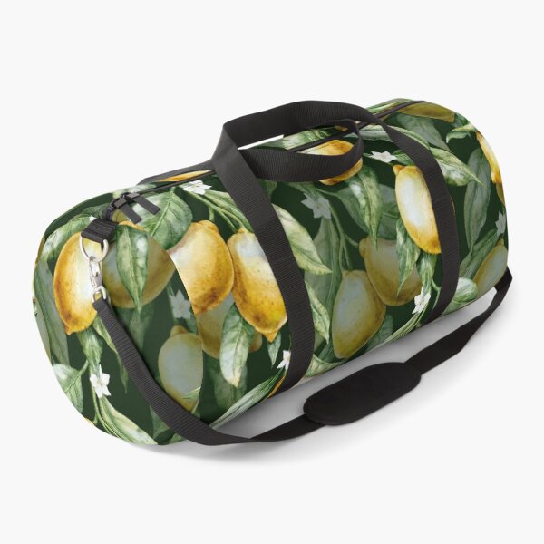Item preview, Watercolor Lemon Pattern Dark Botanical designed and sold by Alisles.