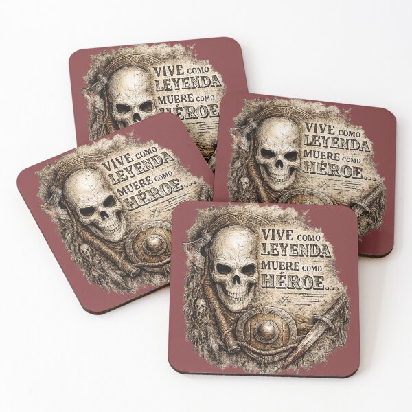 Item preview, Vive Como Leyenda, Muere Como Héroe | Viking Skull Warrior Design designed and sold by Alchemy-Forge.