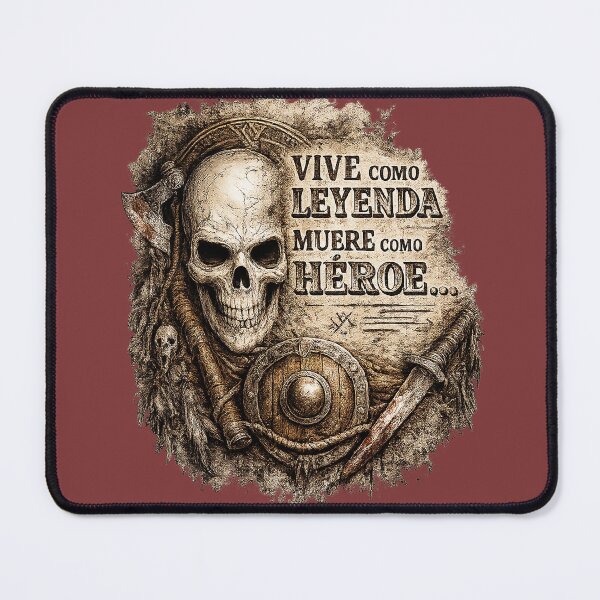 Item preview, Vive Como Leyenda, Muere Como Héroe | Viking Skull Warrior Design designed and sold by Alchemy-Forge.