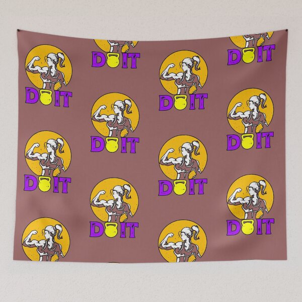 Item preview, Do It Gym Girl Motivation Fitness Strong Woman Gift designed and sold by AstronautMerch.