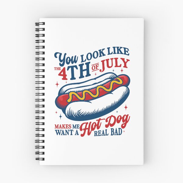 Item preview, You Look Like the 4th of July Makes Me Want A Hot Dog Real Bad Funny 4th of July designed and sold by gunaone-design.